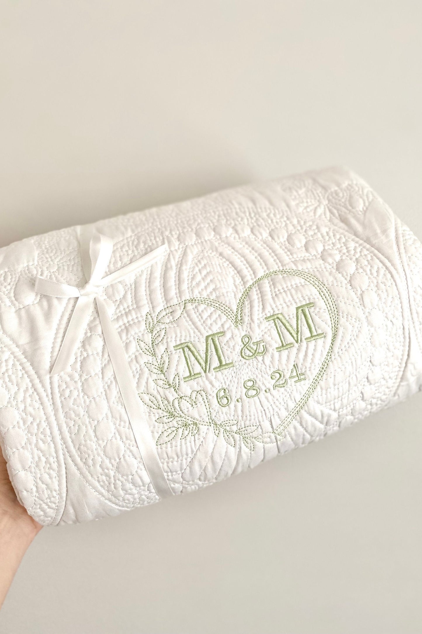 Wedding Blanket Newlywed Gift Couple Just Married Gift Monogrammed