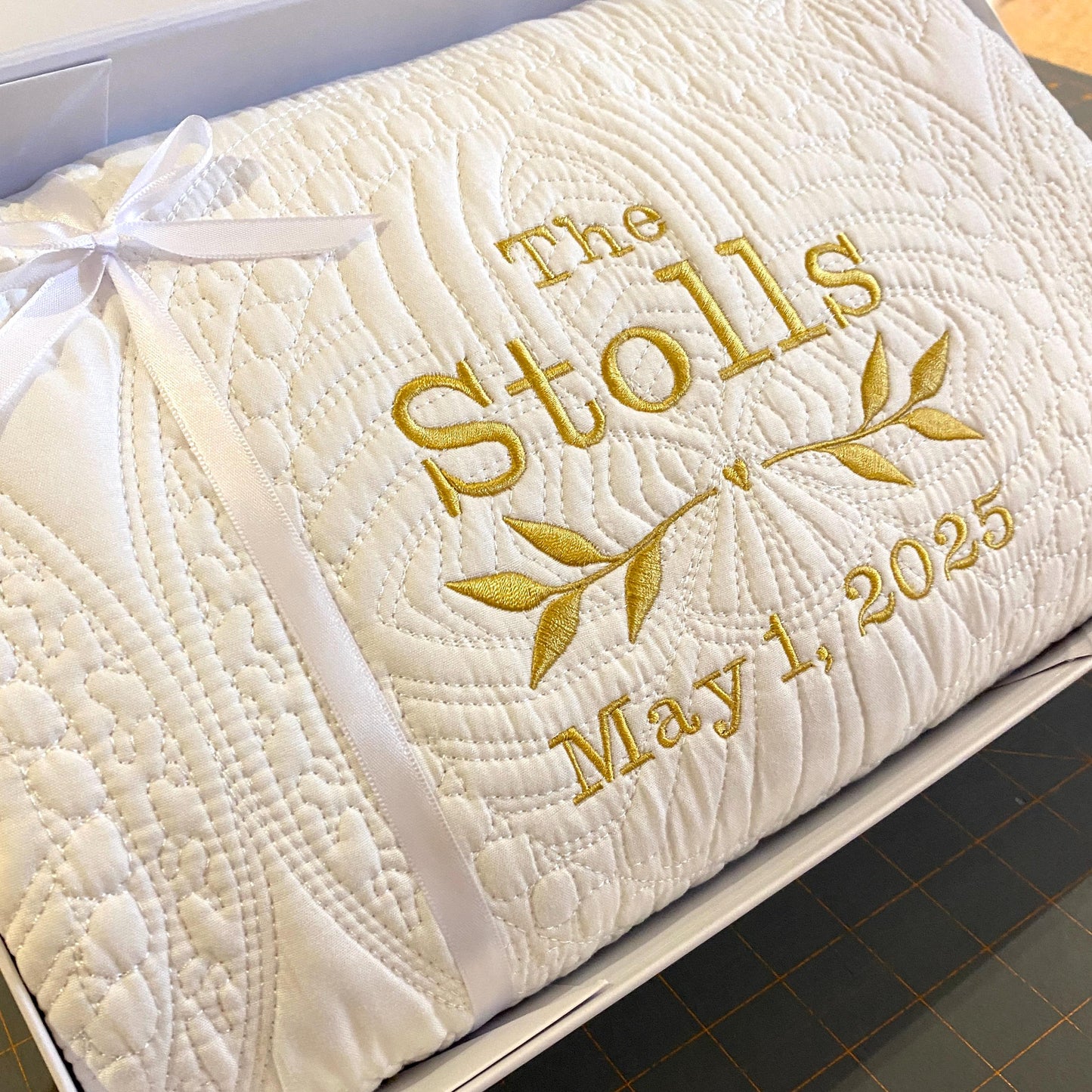 Wedding Gift Blanket Personalized Keepsake Blanket