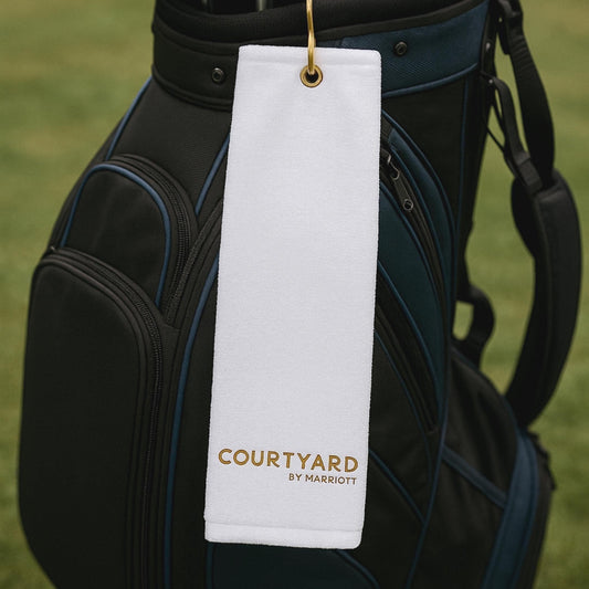 Custom Golf Towel Logo Company Tournament