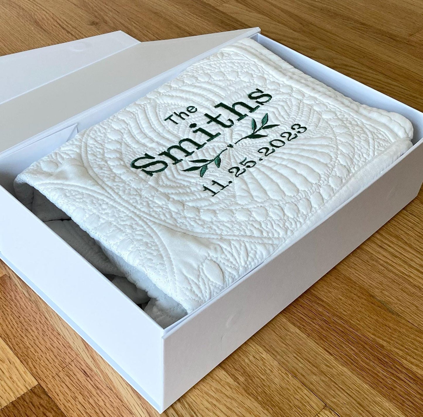 Wedding Gift Blanket Personalized Keepsake Blanket