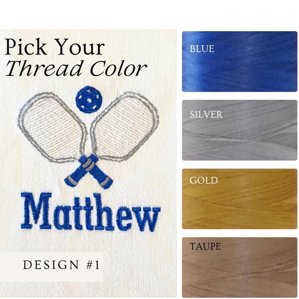 Pickleball Gift Men Gift Idea Holiday Coach Pickleball Towel Embroidered