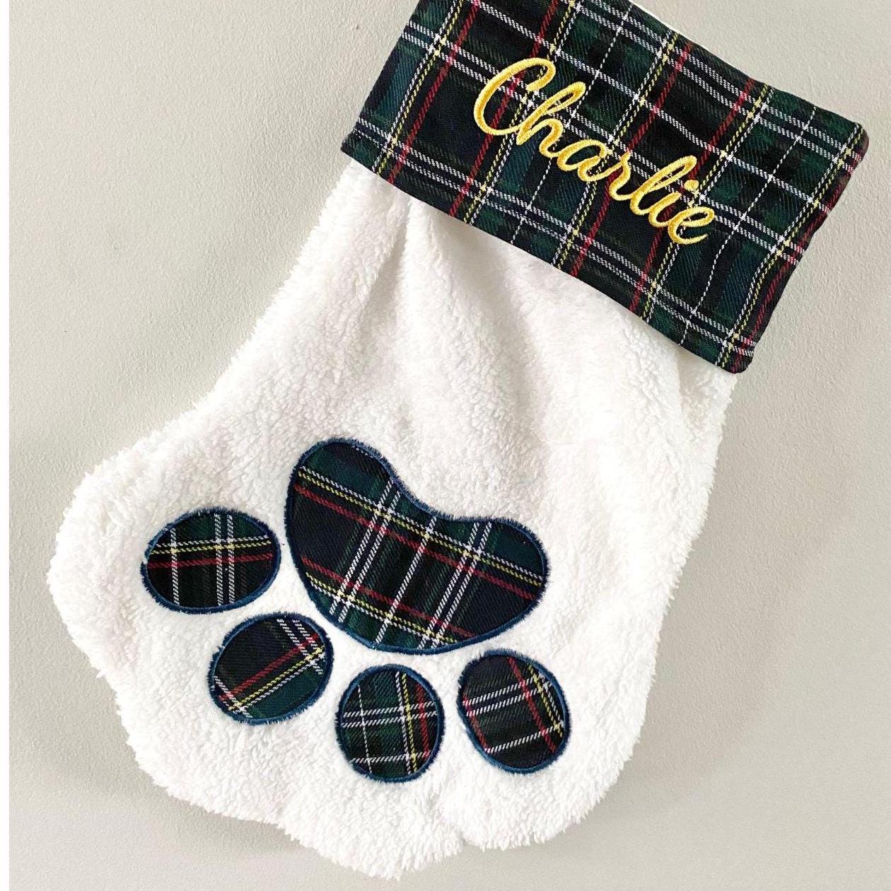 Pet Christmas Stocking New Pet Gift Fur Baby Stocking