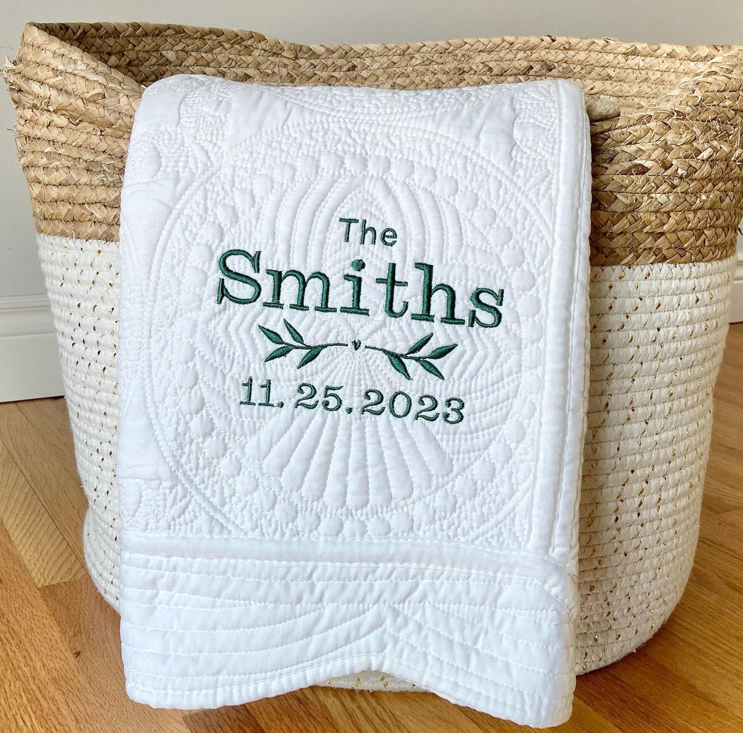 Wedding Gift Blanket Personalized Keepsake Blanket