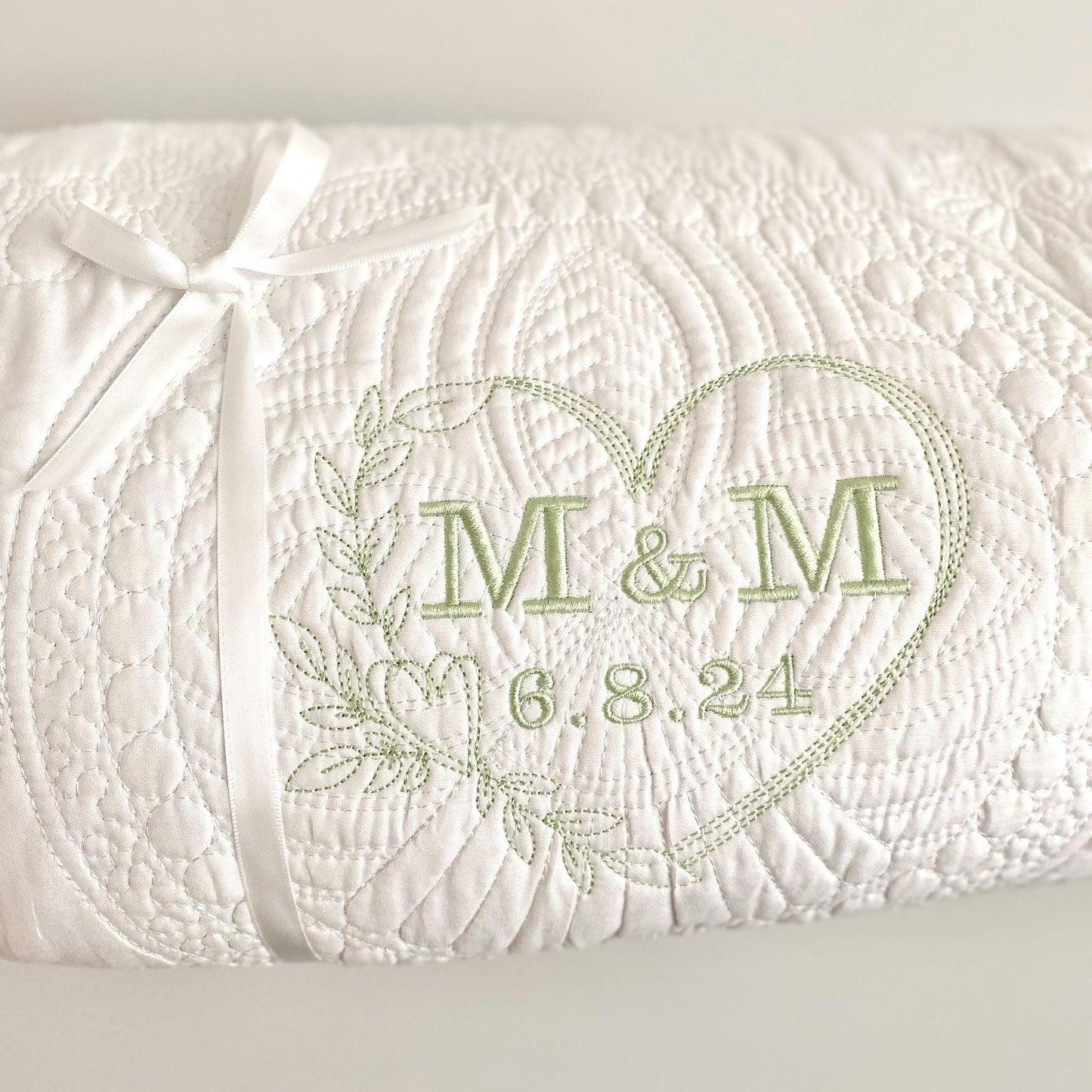 Wedding Blanket Newlywed Gift Couple Just Married Gift Monogrammed