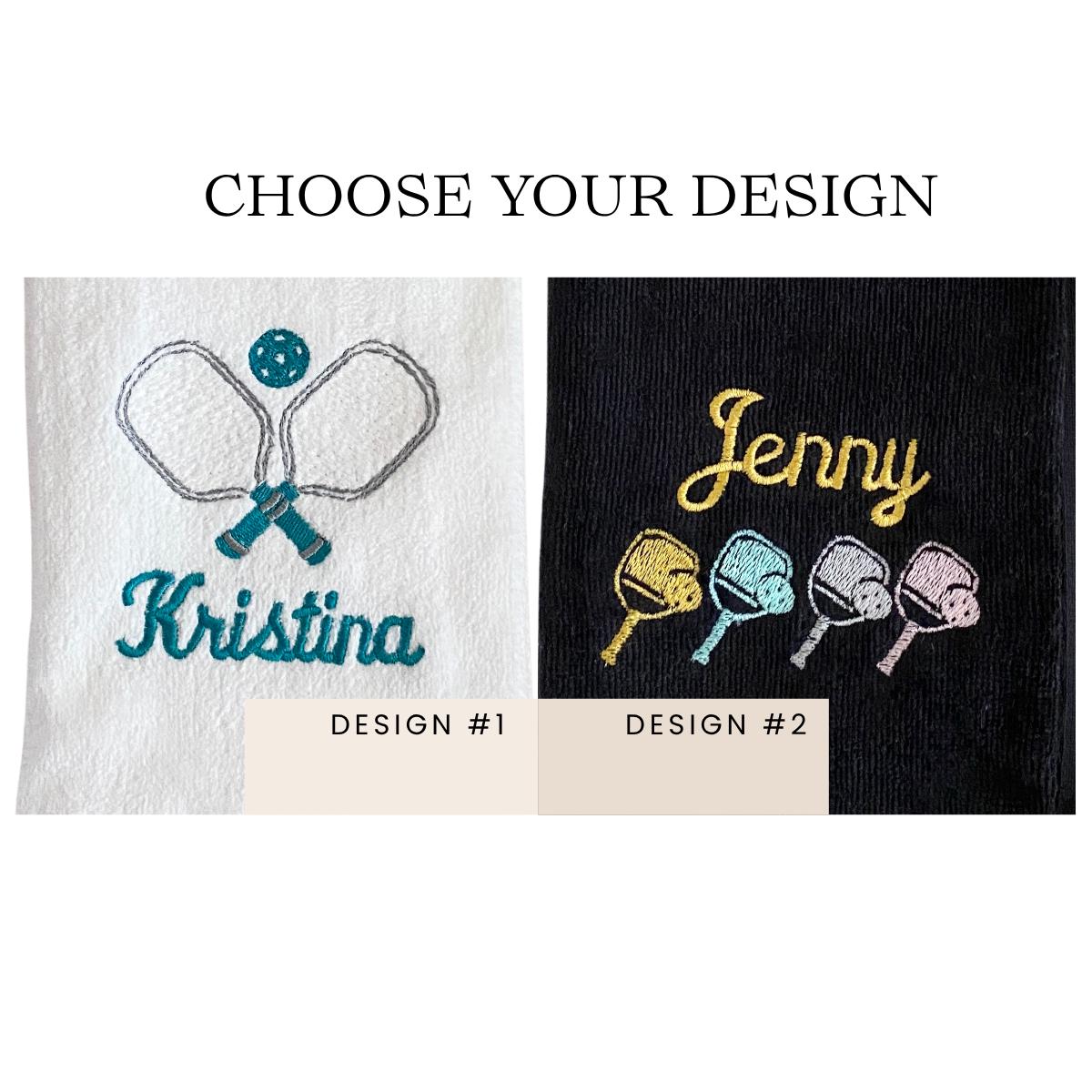 Pickleball Gift for Women Gift Idea Sport Towel Monogram