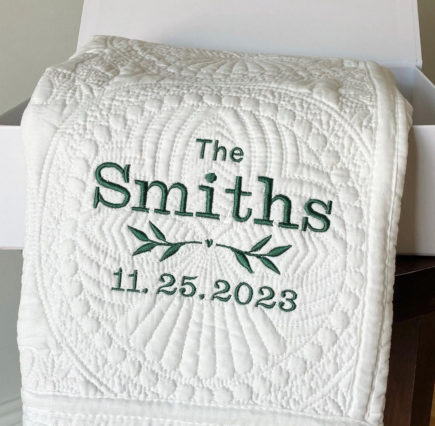 Wedding Gift Blanket Personalized Keepsake Blanket