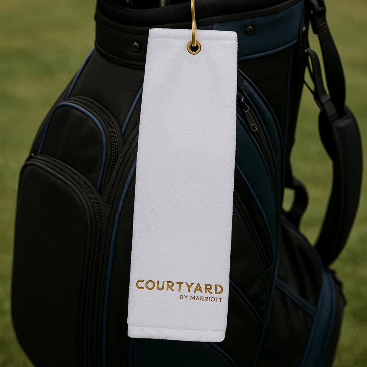 Branded Logo Golf Towel Corporate Gift Golfer