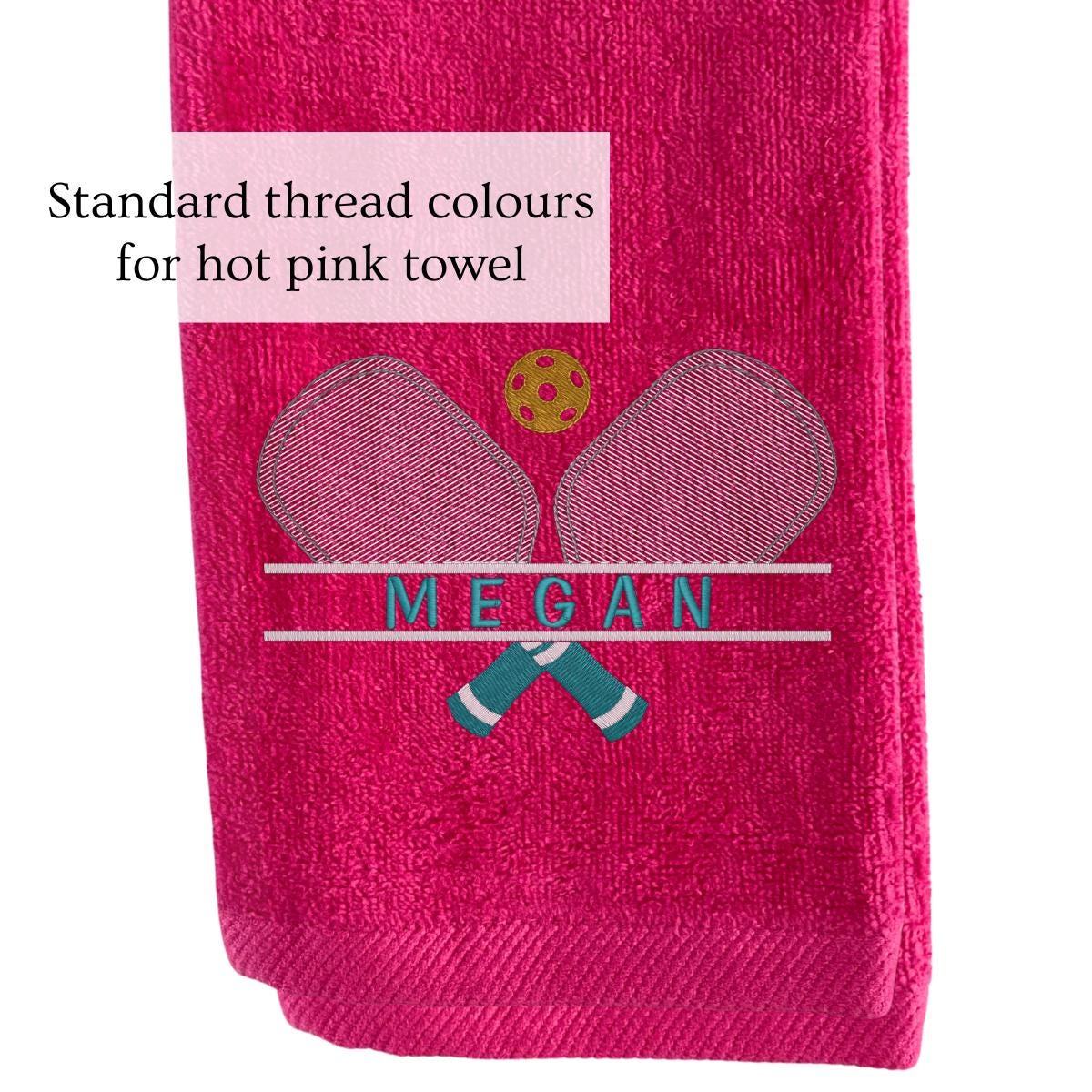 Pickleball Towel Gift Set Custom Towel with Visor Gift