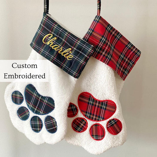 Pet Christmas Stocking New Pet Gift Fur Baby Stocking
