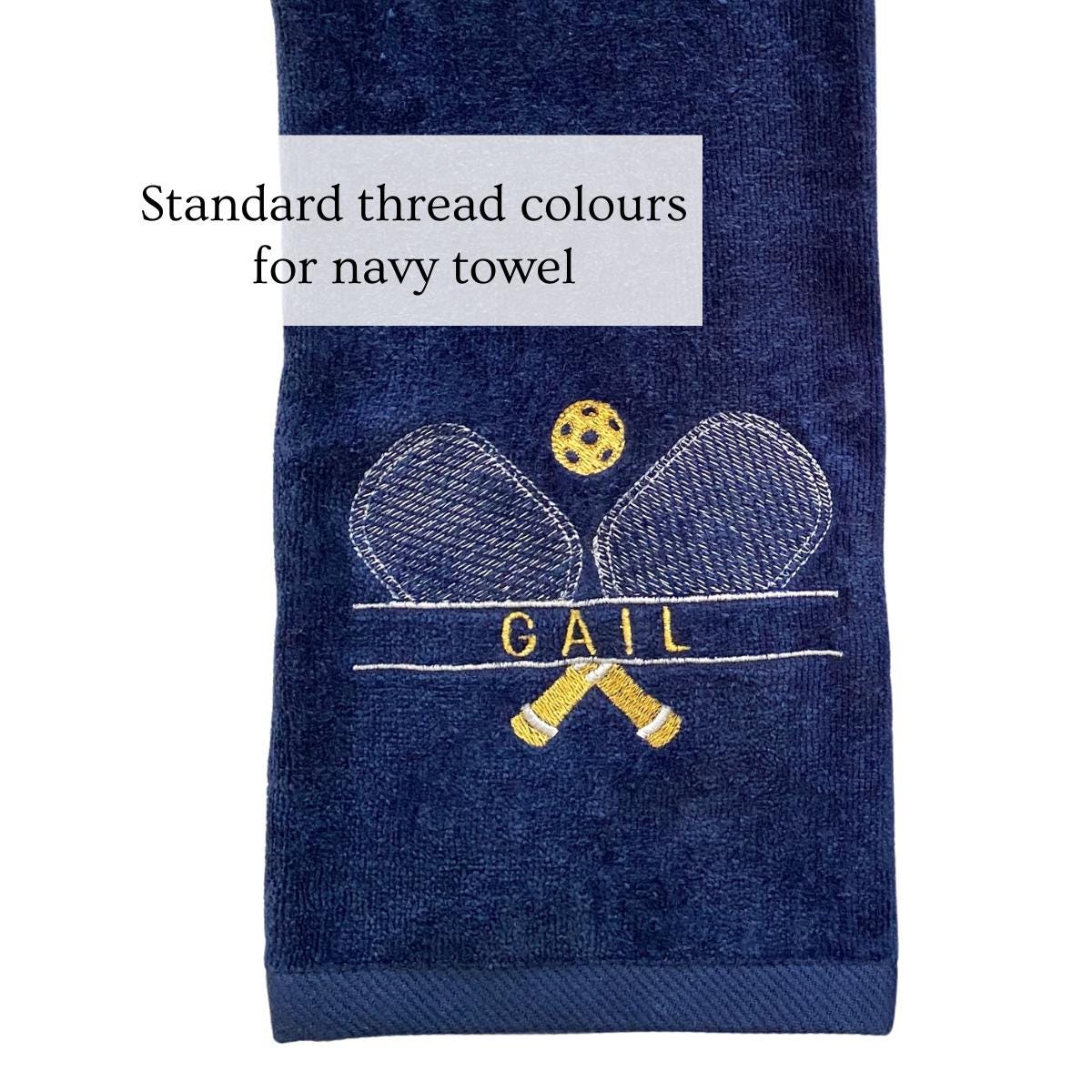 Pickleball Towel Gift Set Custom Towel with Visor Gift