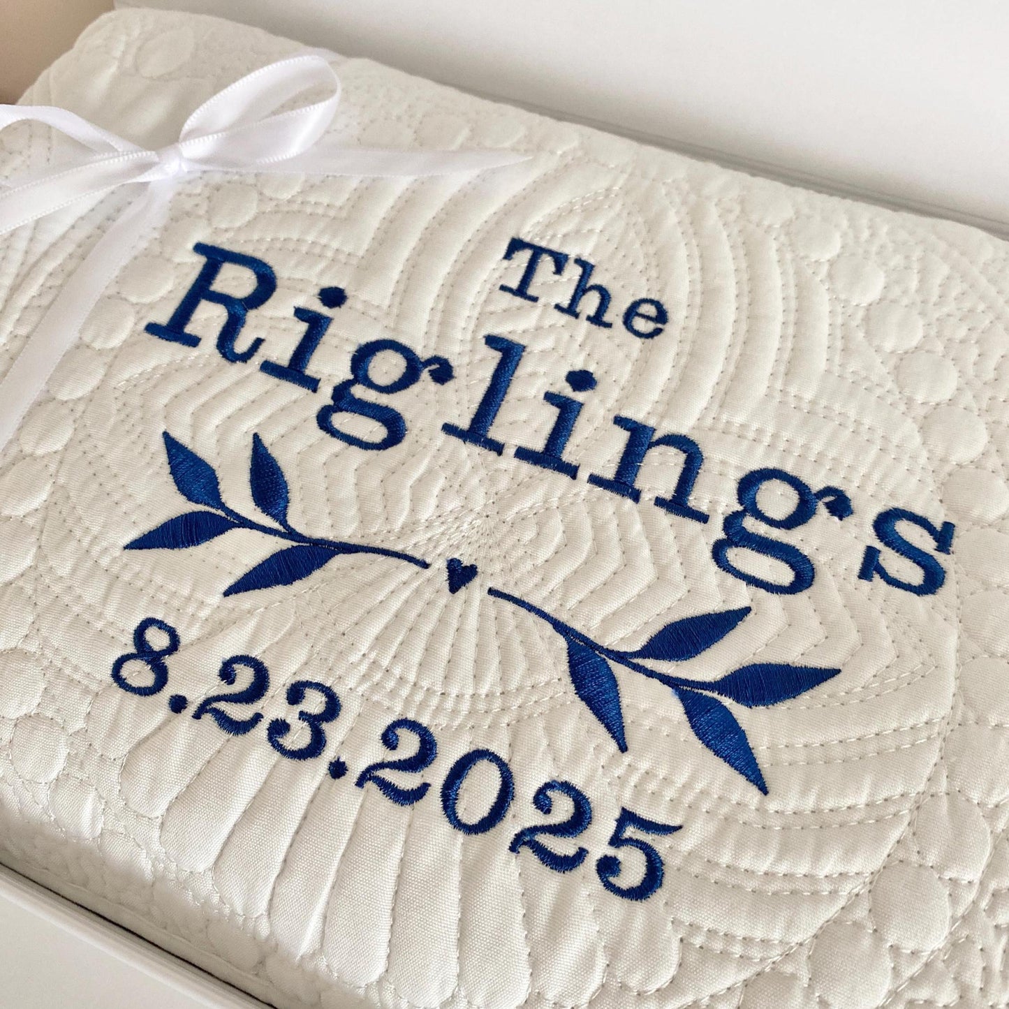 Wedding Gift Blanket Personalized Keepsake Blanket